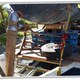 Illustration for article titled Its Dangerous And Terrible But I Sort Of Respect The Kook Who Built His Shitty Boat Trailer With Duct Tape And Pallets